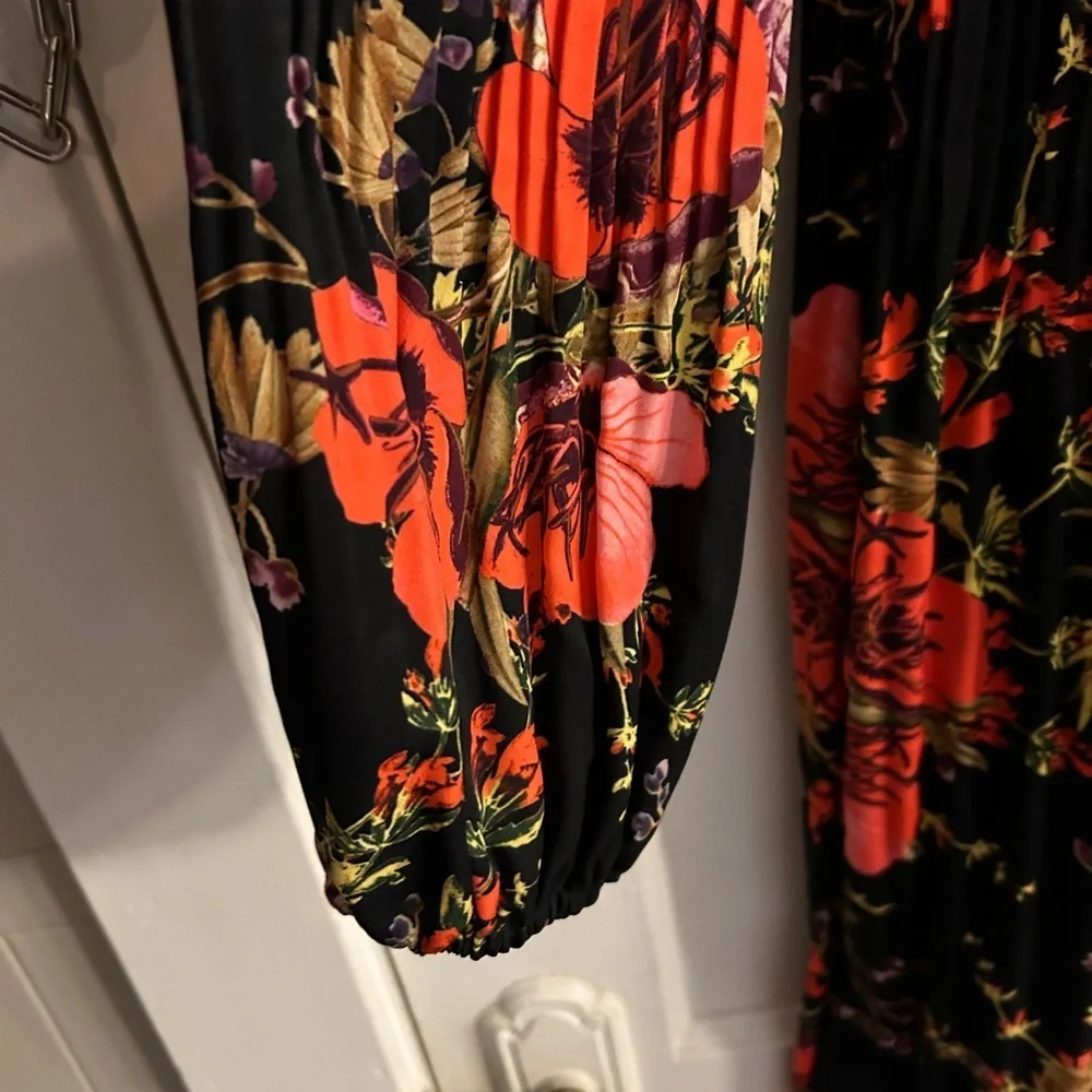 Catherine Malandrino Nordstrom Pleated Bubble Sleeve Cocktail Dress Women’s S - Picture 10 of 10